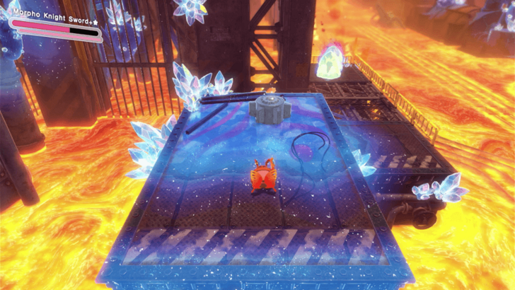 Kirby and the Forgotten Land - Star-Crossed World - Crystal Beast Pack Volcano Battle Location