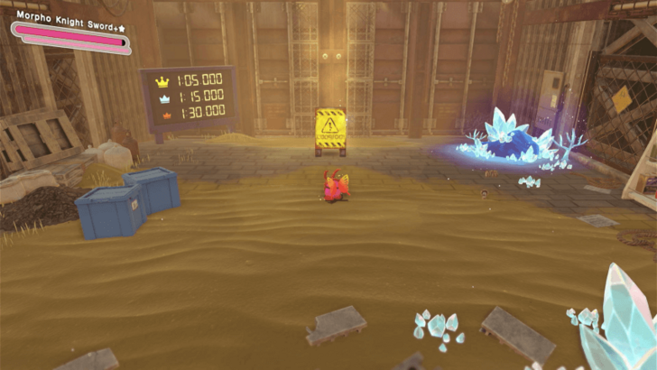 Kirby and the Forgotten Land - Star-Crossed World - Wastes That Count Time Sign Location