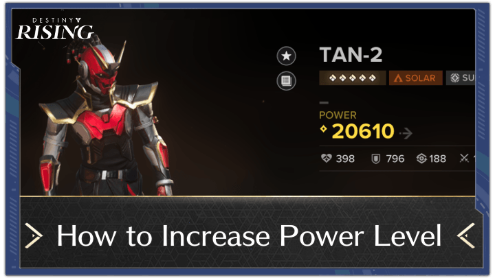 Destiny Rising - How to Increase Power Level