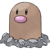 Pokemon FRLG - Diglett