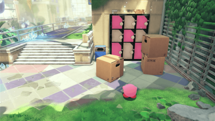 Kirby and the Forgotten Land - Star-Crossed World - Lost in Alivel Mall Storage Location (1)