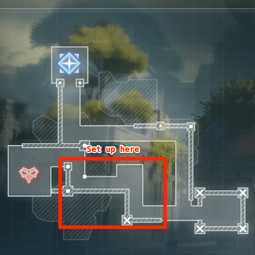 Forsaken Court Map Layout Start