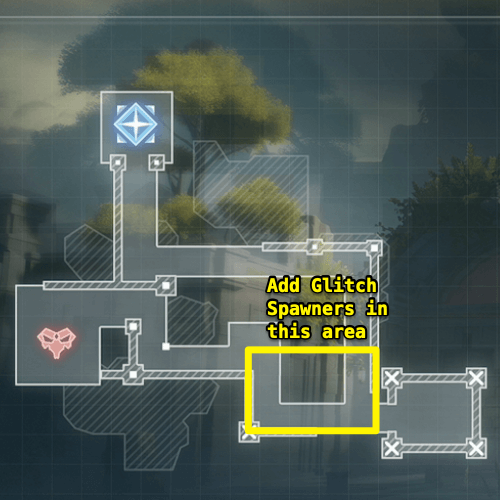 Forsaken Court Map Layout - Glitch Spawners
