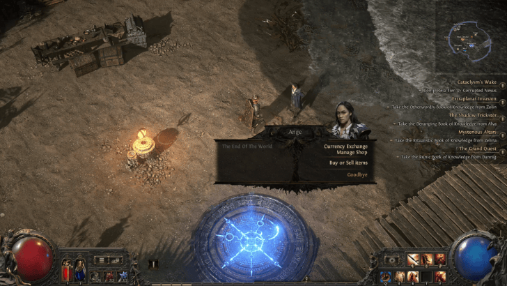 Ange Merchant NPC Unlocked