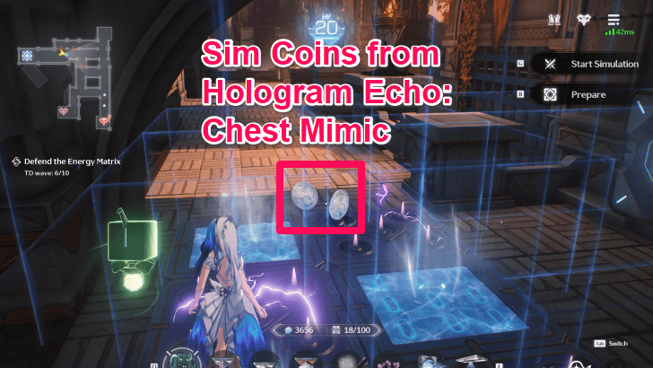 Chest Mimic Sim Coin Drop
