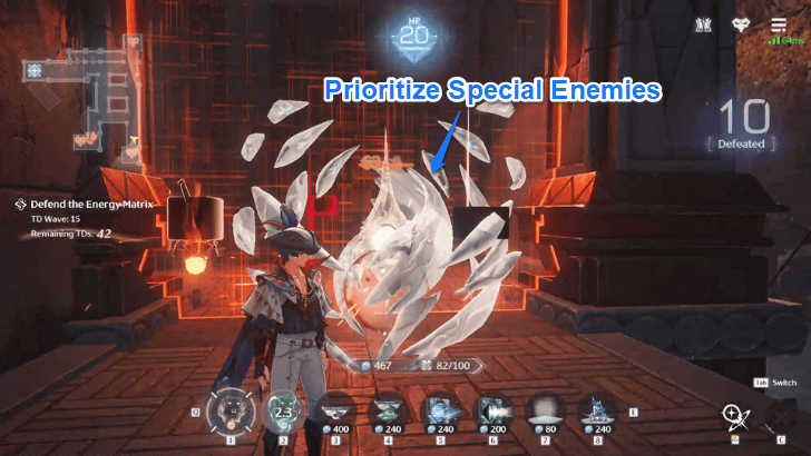 Tidal Defense Test - Large Enemy Priority