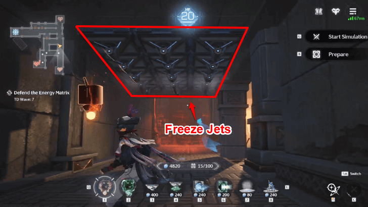 Tidal Defense Test - Freeze Jets