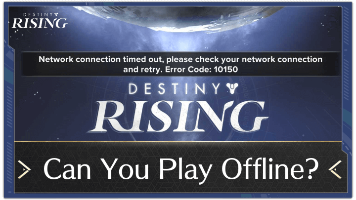 Destiny Rising - Can You Play Destiny Rising Offline