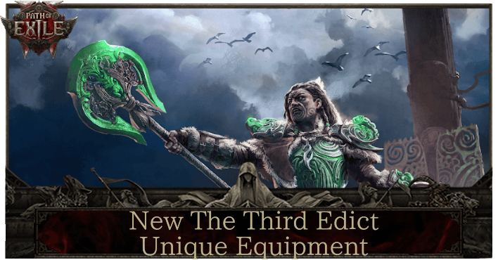 POE 2 - New Third Edict Unique Equipment