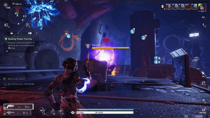 Defeat the Two Servitors and Heavy Shanks