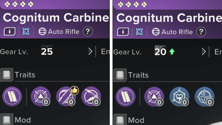 Different Perks Per Weapon