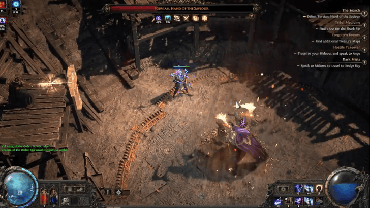 Torvian, Hand of the Saviour Boss Fight