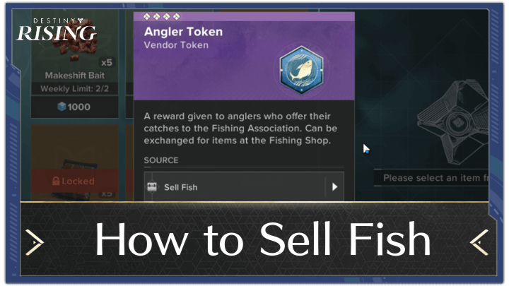 Destiny Rising - How to Sell Fish
