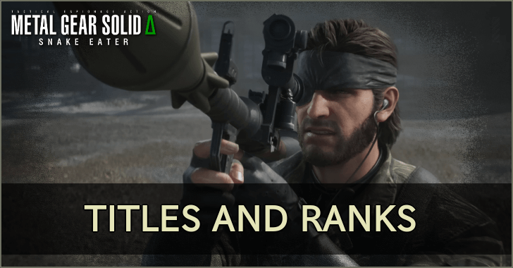 How to Unlock All Titles and Ranks