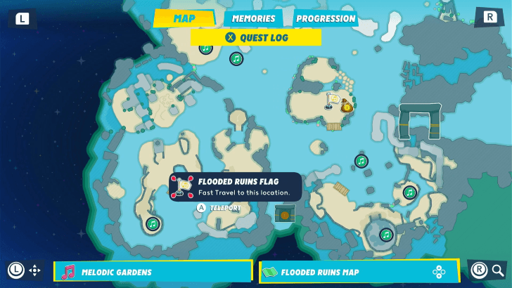 Mario Rabbids - The Last Spark Hunter 3a The Flooded Labyrinth Memory