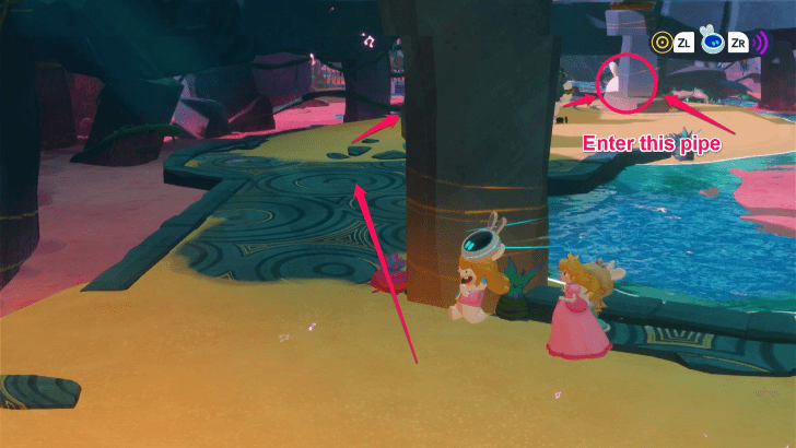 Mario Rabbids - The Last Spark Hunter 3c The Flooded Labyrinth Memory