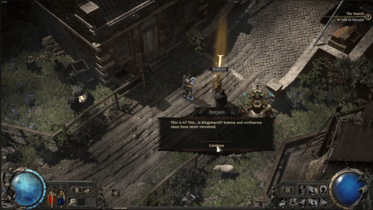 Arrival at Kingsmarch