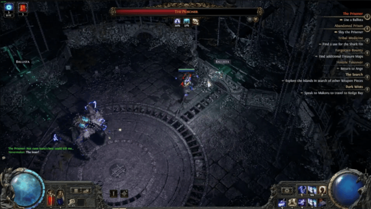 Using Ballistas Against The Prisoner