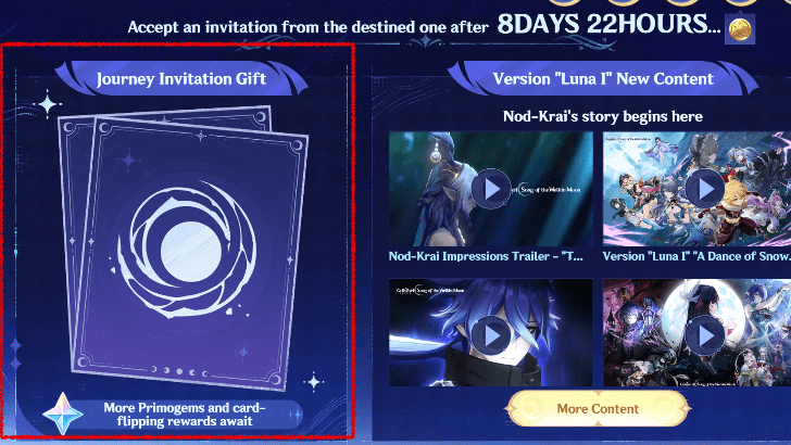 It Starts in Nod-Krai - Flip Cards for More Rewards in Journey Invitation