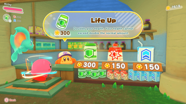 Life Up in Item Shop