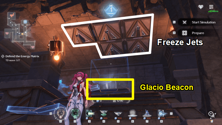 Wave 1 - Freeze Jet Placement