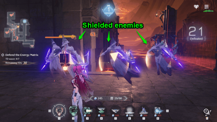 Shielded Enemies