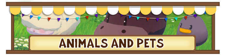 SoS Grand Bazaar - All Animals and Pets List