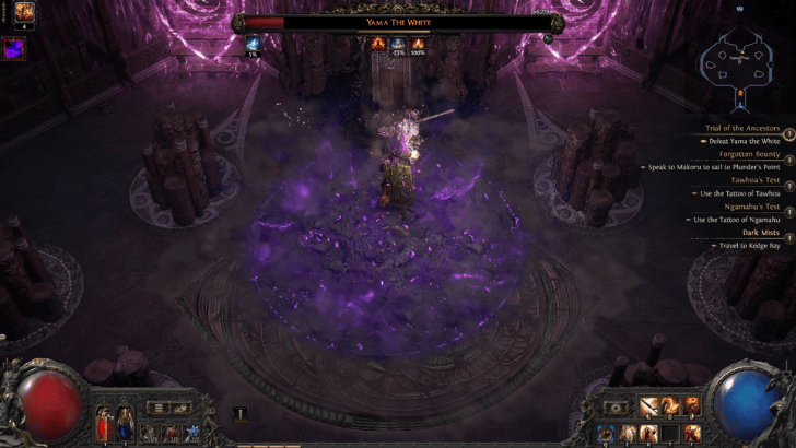 Yama the White Boss Fight