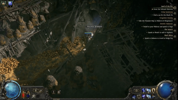 Volcanic Warrens Entrance