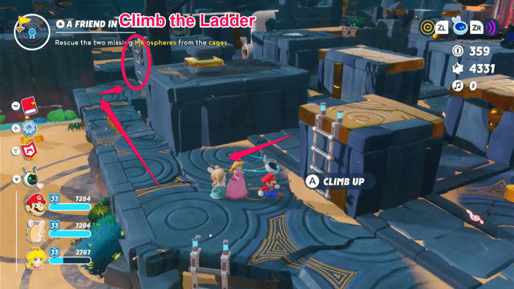 Mario Rabbids -The Last Spark Hunter A Friend in Need 21 Find the Melospheres Second Melosphere