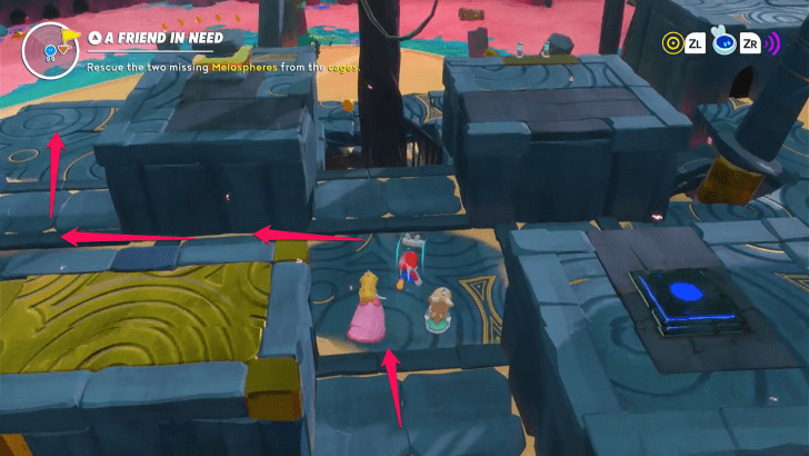 Mario Rabbids -The Last Spark Hunter A Friend in Need 20 Find the Melospheres Second Melosphere