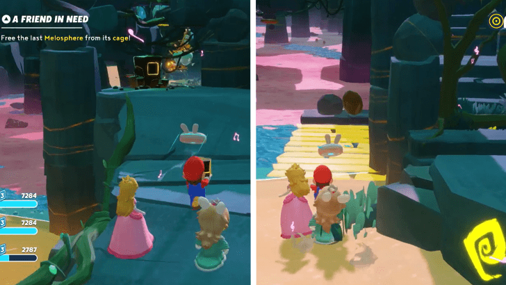 Mario Rabbids -The Last Spark Hunter A Friend in Need 30 Find the Melospheres Third Melosphere