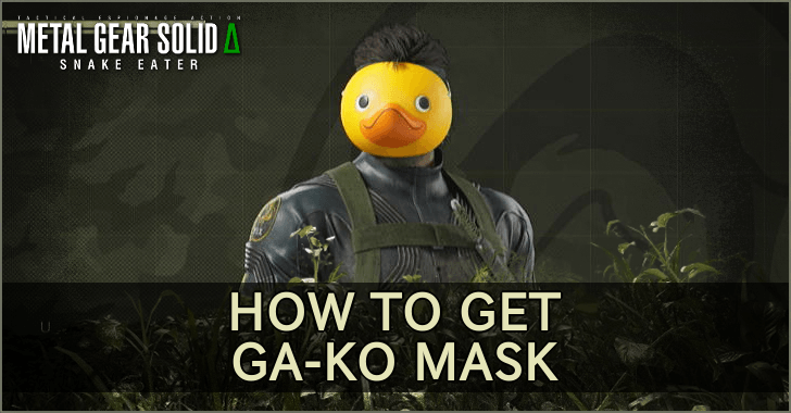 MGS Delta Remake GA-KO Mask