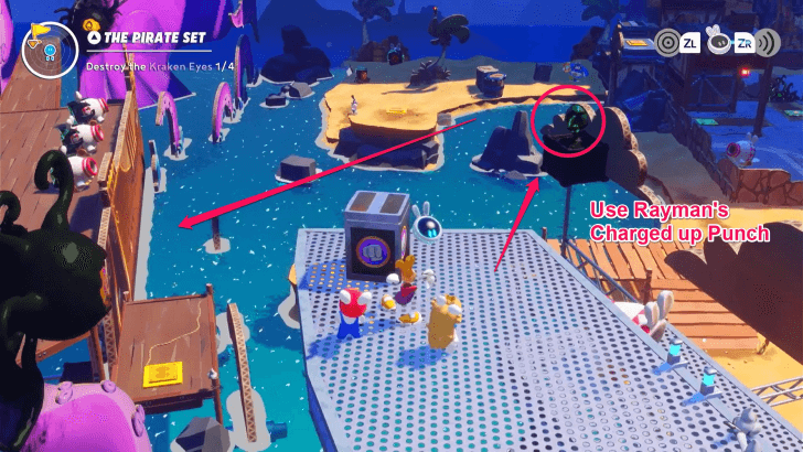 Mario Rabbids - Rayman in the Phantom Show The Pirate Set 5