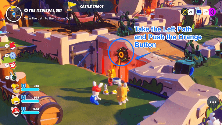 Mario Rabbids - Rayman in the Phantom Show The Medieval Set 1