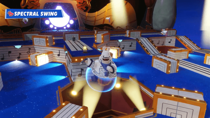 Mario Rabbids - Rayman in the Phantom Show The Control Room 1 Spectral Swing