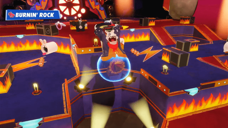 Mario Rabbids - Rayman in the Phantom Show The Control Room 2 Spectral Swing