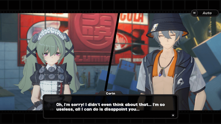 Corin Lacks Self Confidence