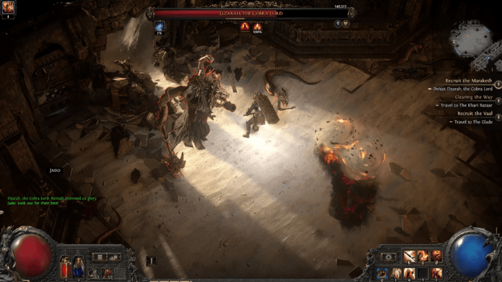 Elzarah, The Cobra Lord Boss Fight