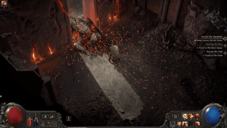 Vornas, The Fell Flame Boss Fight