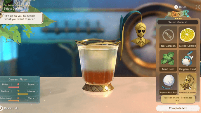 HSR Old Brews & New Friends - Trailblaze Mix Drink Recipe