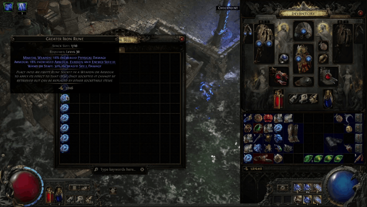 Purchase Greater Runes from Ferryman