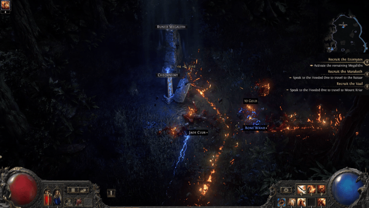 Activating a Runed Megalith