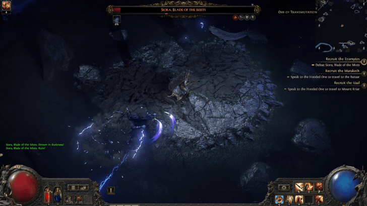 Siora, Blade of the Mists Boss Fight