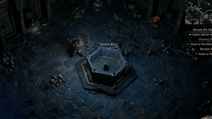 Vial of Sacred Water and Sacred Well