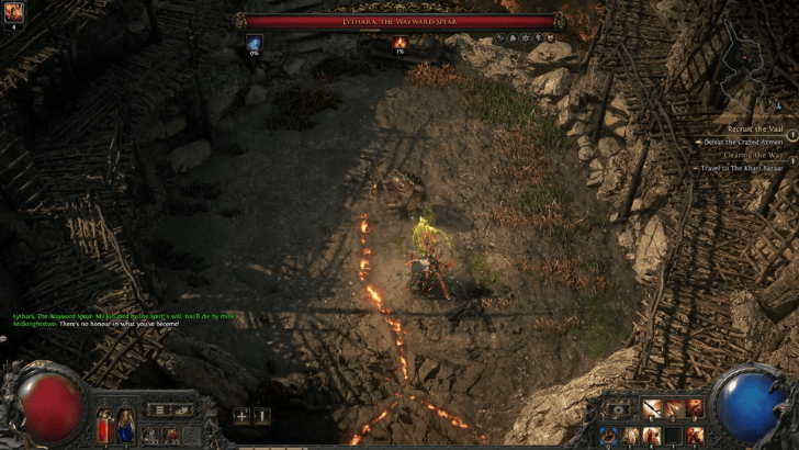 Lythara, The Wayward Spear Boss Fight