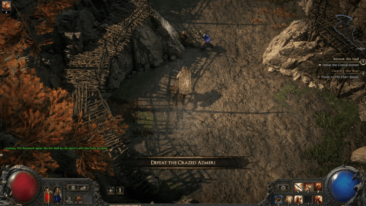 Lythara, The Wayward Spear In Kriar Village