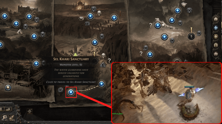 Path of Exile 2 - Elzarah, the Cobra Lord Location