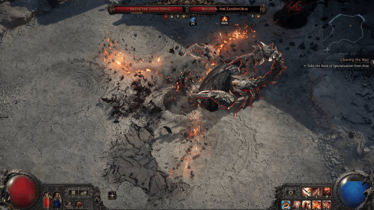 Akthi and Anundr Boss Fight