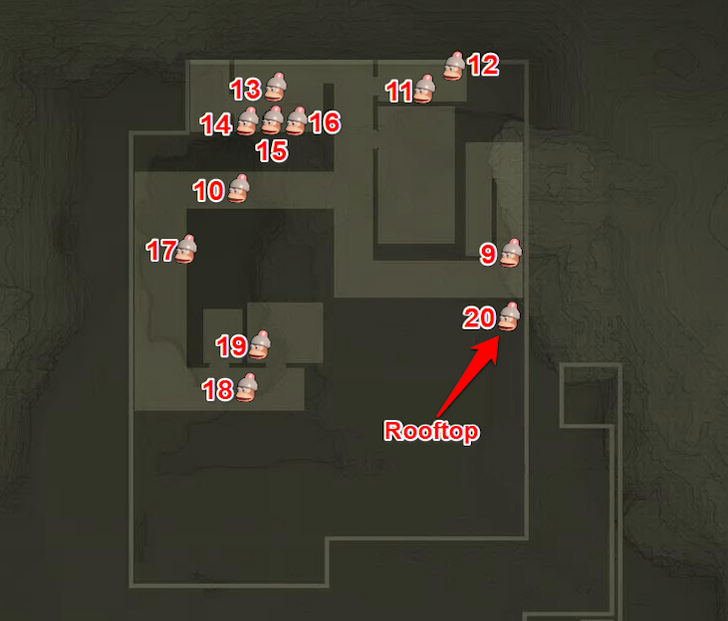 Gone With the Apes 2F Map